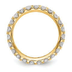 14K Lab Grown Diamond VS/SI FGH Eternity Band - Sophia Jewelers