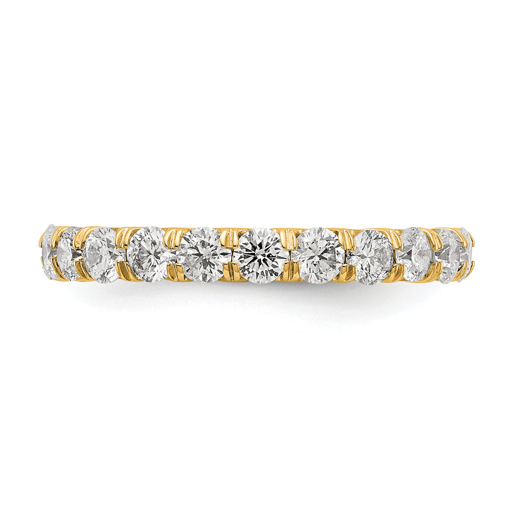 14K 2 ct Lab-Grown Diamond Eternity Band