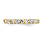 14K 2 ct Lab-Grown Diamond Eternity Band