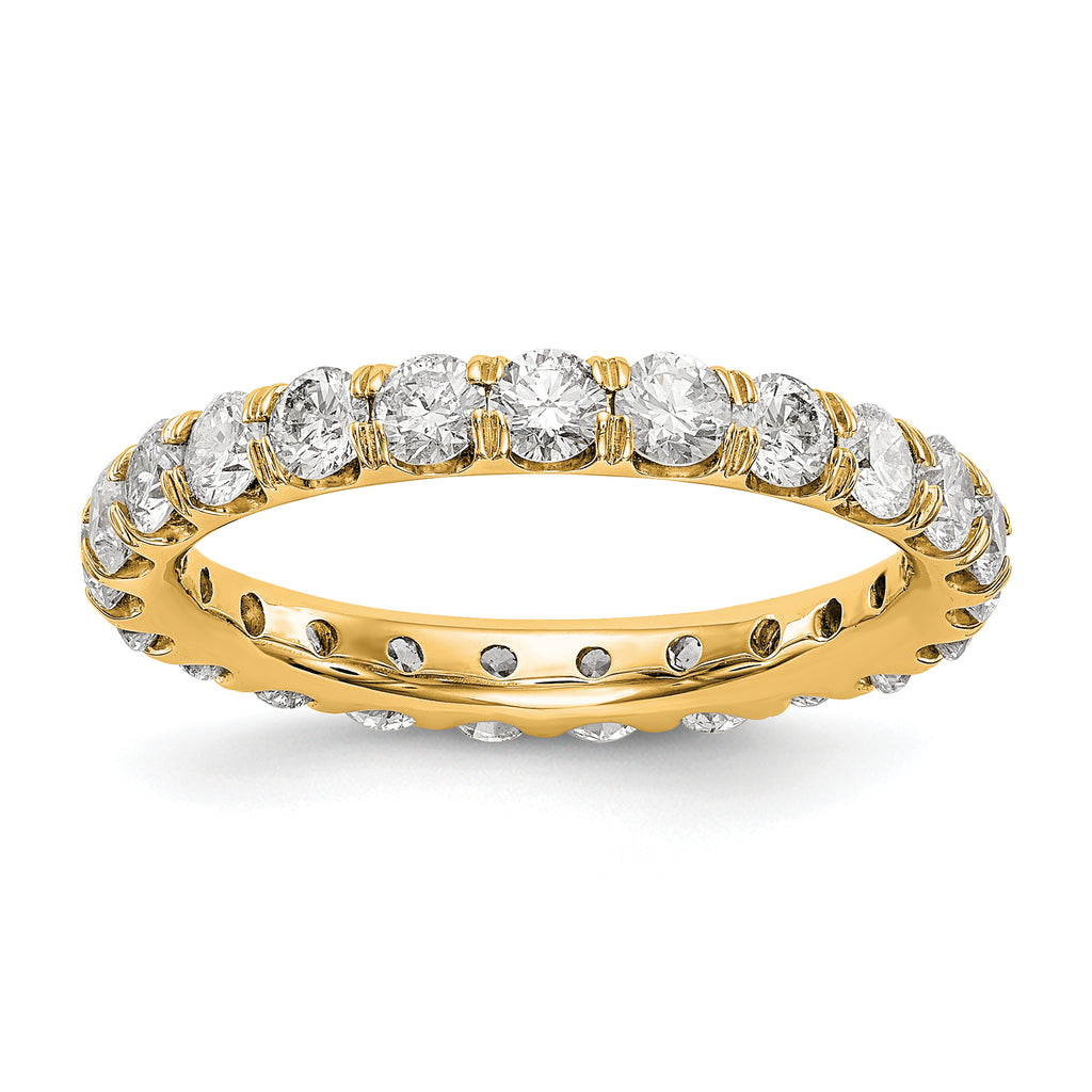 14K 2 ct Lab-Grown Diamond Eternity Band
