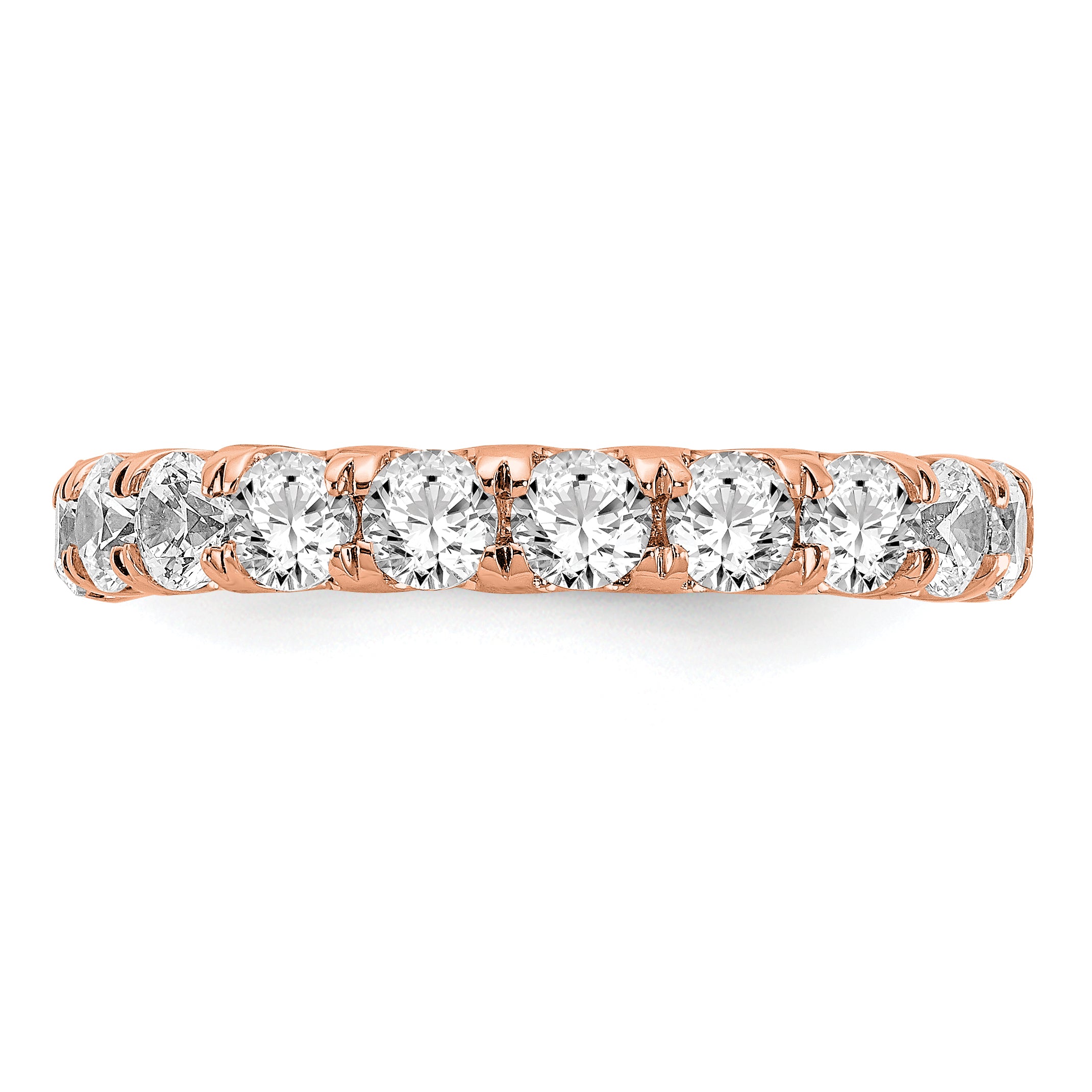 14K 3 ct Lab-Grown Diamond Eternity Band