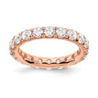 14K 3 ct Lab-Grown Diamond Eternity Band