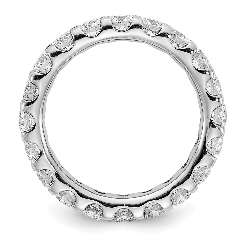 14K 3 ct Lab-Grown Diamond Eternity Band