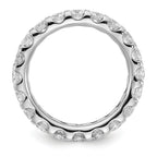 14K 3 ct Lab-Grown Diamond Eternity Band