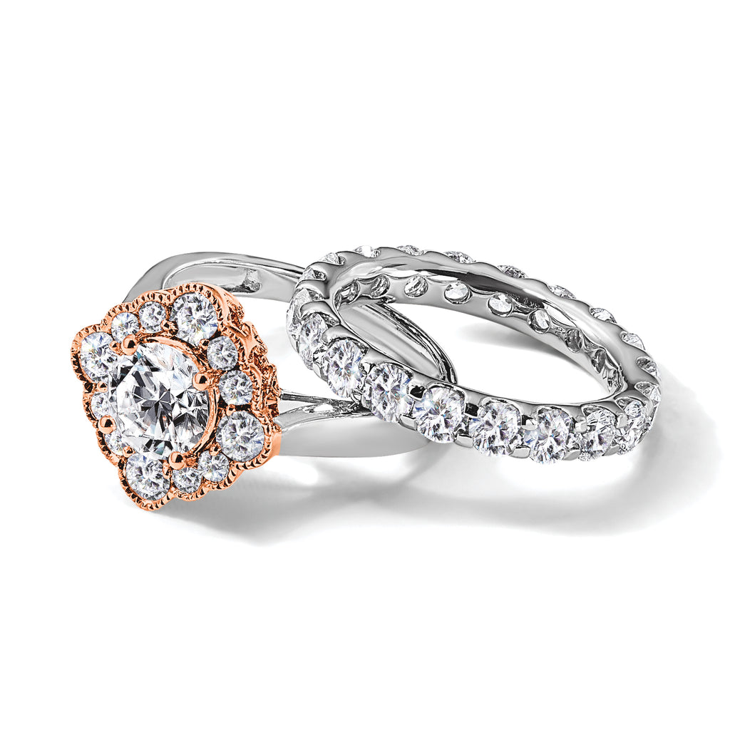 14K 3 ct Lab-Grown Diamond Eternity Band