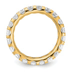 14K 3 ct Lab-Grown Diamond Eternity Band