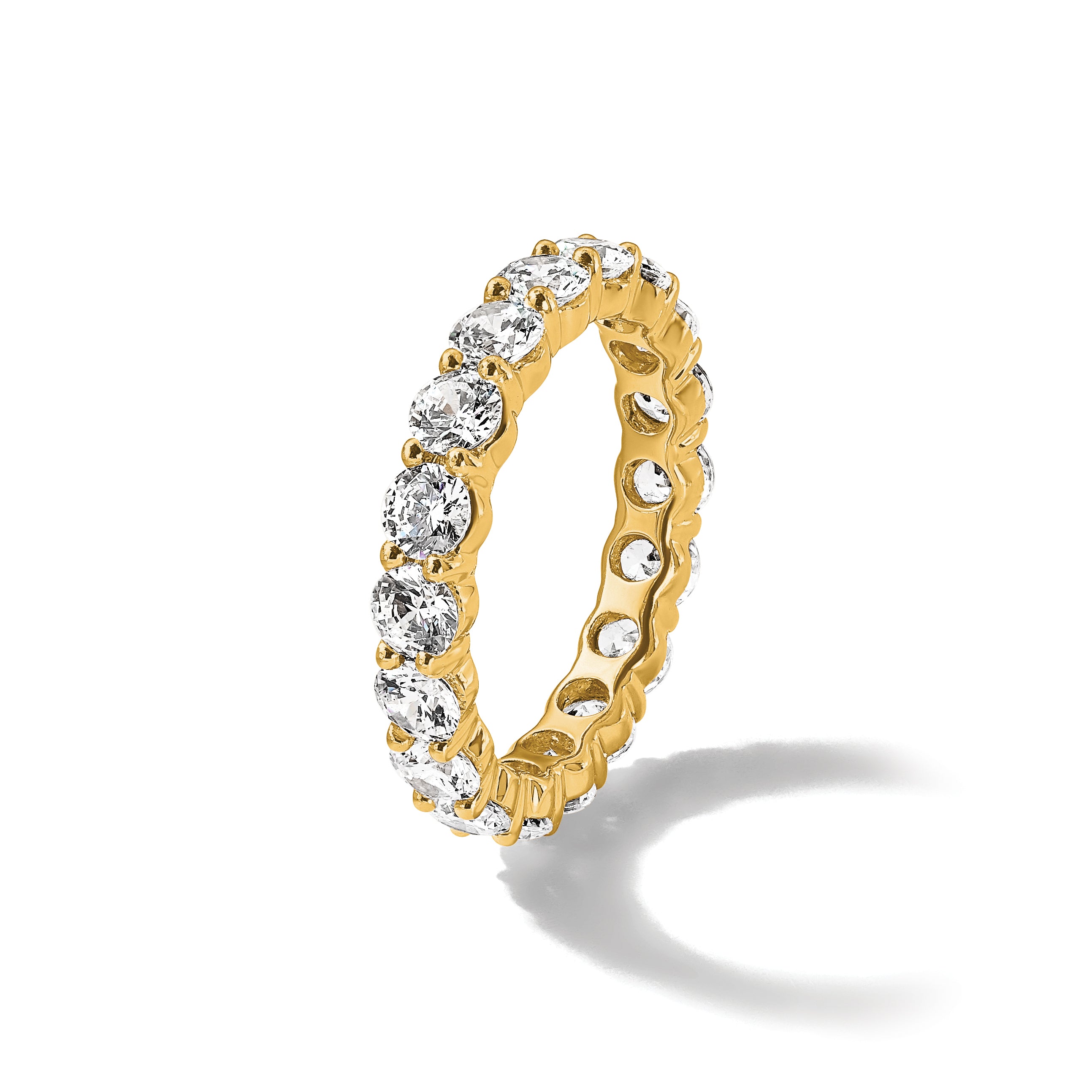 14K 3 ct Lab-Grown Diamond Eternity Band