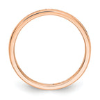 14k Rose Gold 1/2 carat Lab Grown Diamond VS/SI+ G+ Complete Channel Set Size 9 Eternity Band