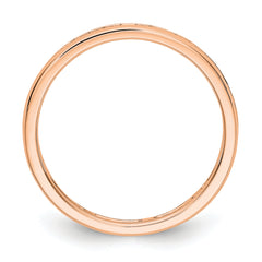 14k Rose Gold 1/2 carat Lab Grown Diamond VS/SI+ G+ Complete Channel Set Size 9 Eternity Band