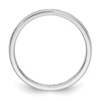 14k White Gold 1/2 carat Lab Grown Diamond VS/SI+ G+ Complete Channel Set Size 9 Eternity Band
