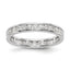 14k White Gold 1 carat Lab Grown Diamond VS/SI+ G+ Complete Channel Set Size 9 Eternity Band