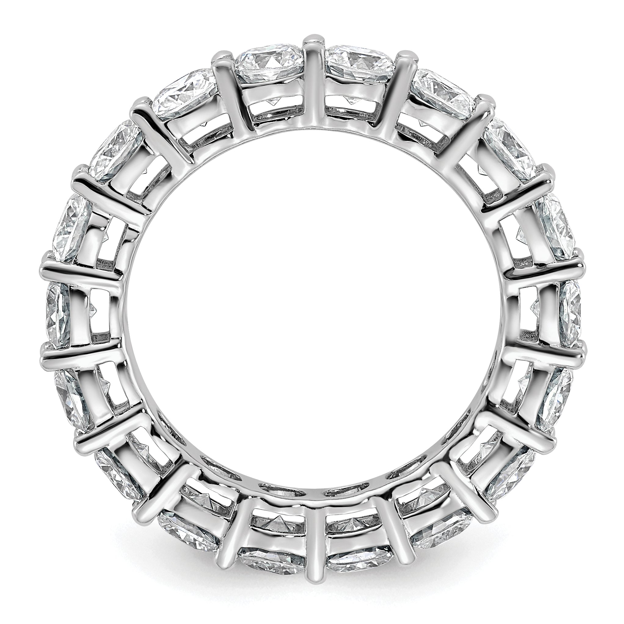 14K 3-5/8 ct Lab-Grown Diamond Eternity Band Secondary image