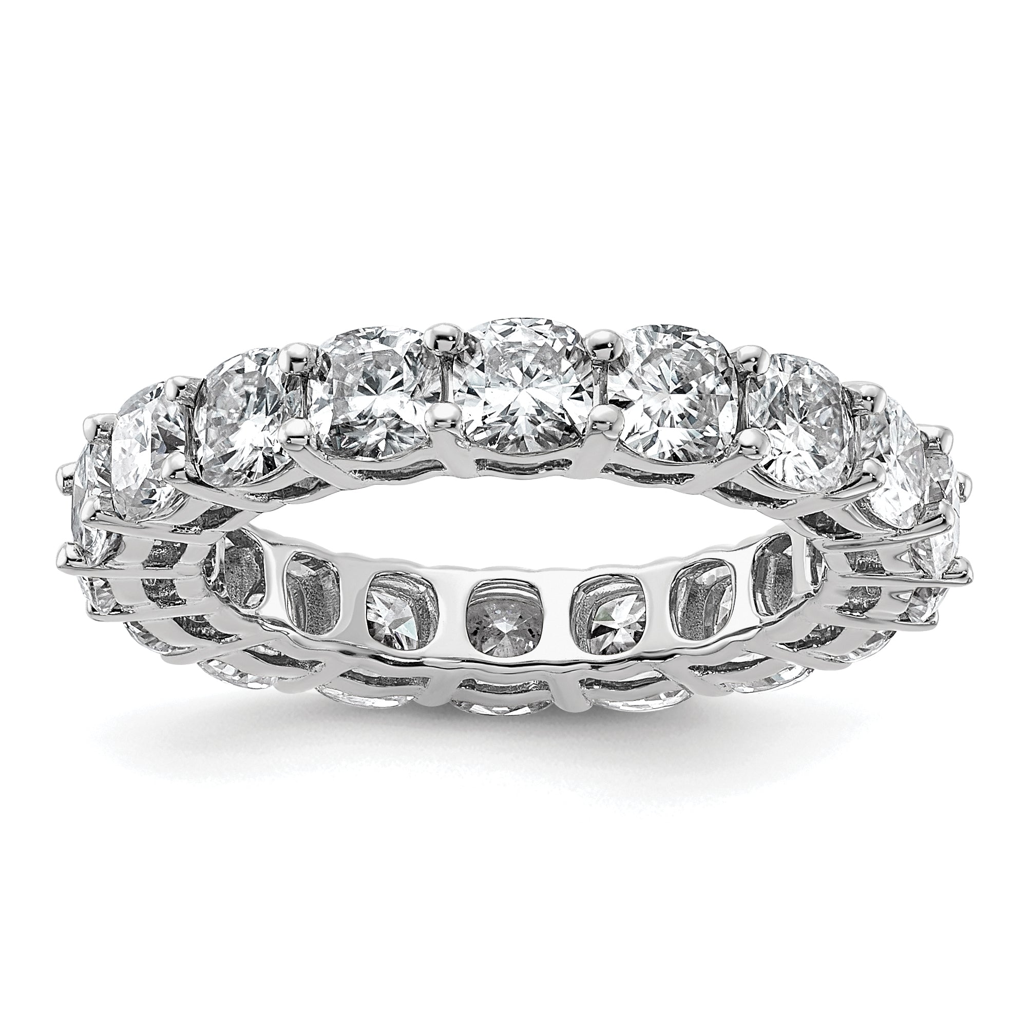 14K 3-5/8 ct Lab-Grown Diamond Eternity Band Main image