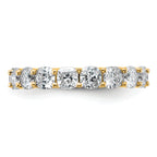 14K 3-5/8 ct Lab-Grown Diamond Eternity Band