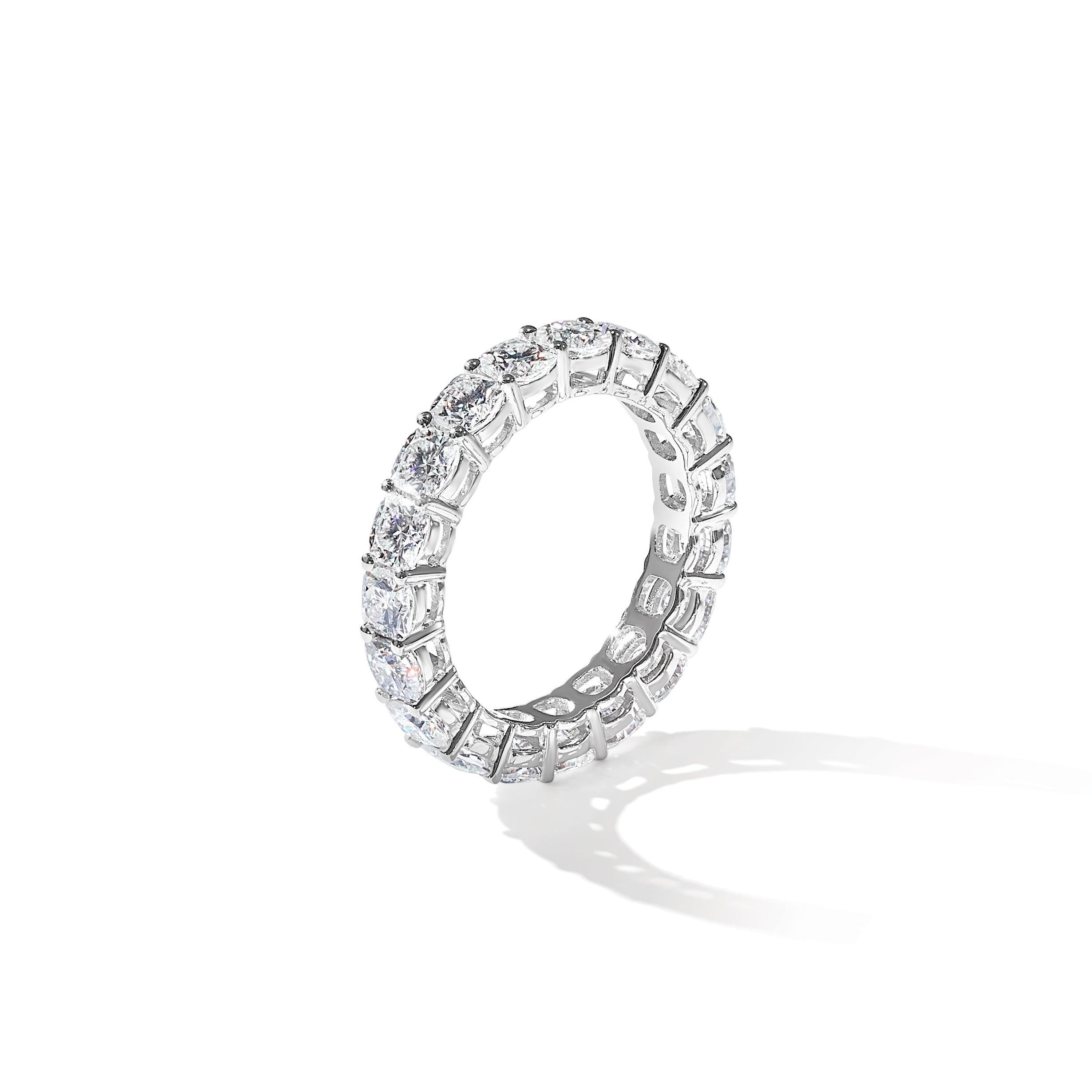 14K 3-5/8 ct Lab-Grown Diamond Eternity Band