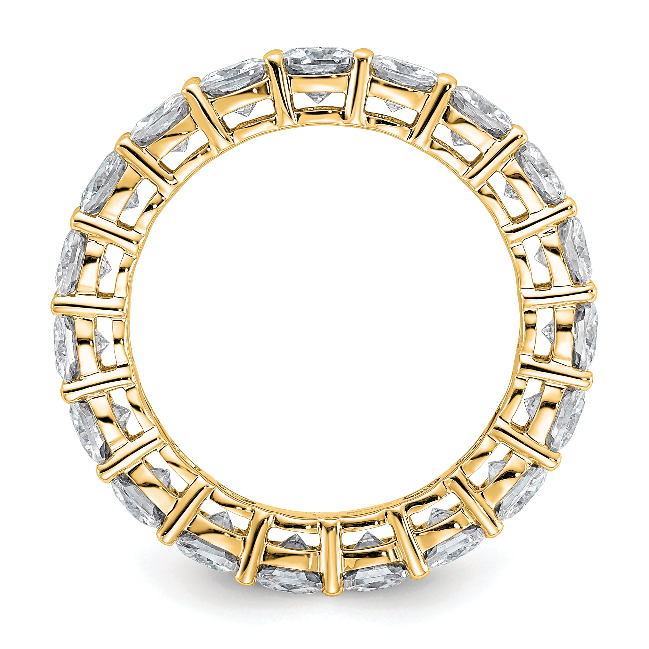 14K 3-5/8 ct Lab-Grown Diamond Eternity Band