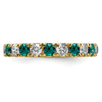 14K CAX ct Lab-Grown Diamond Gemstone Band