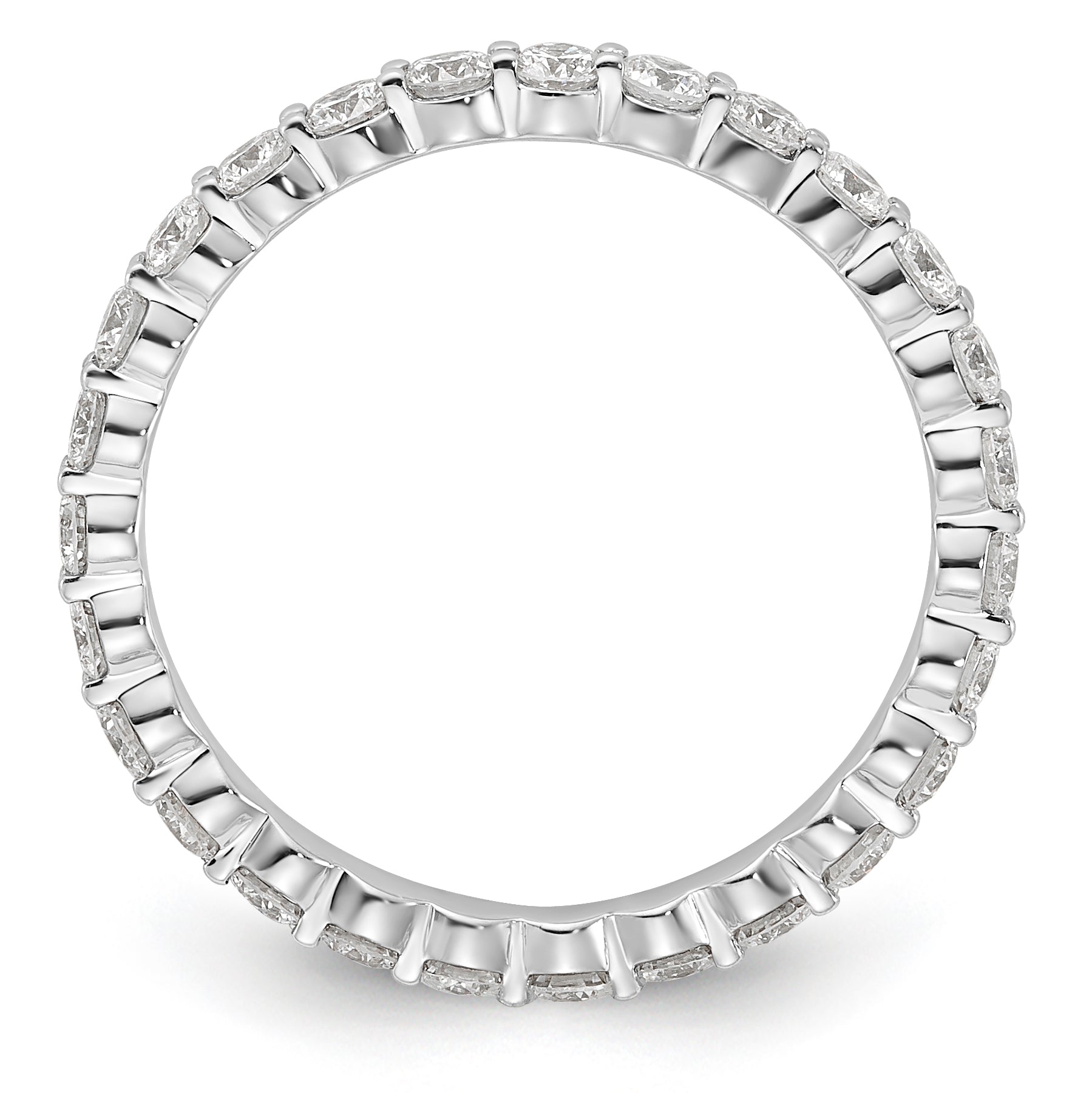14K 1 ct Lab-Grown Diamond Eternity Band