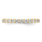 14K 1 ct Lab-Grown Diamond Eternity Band