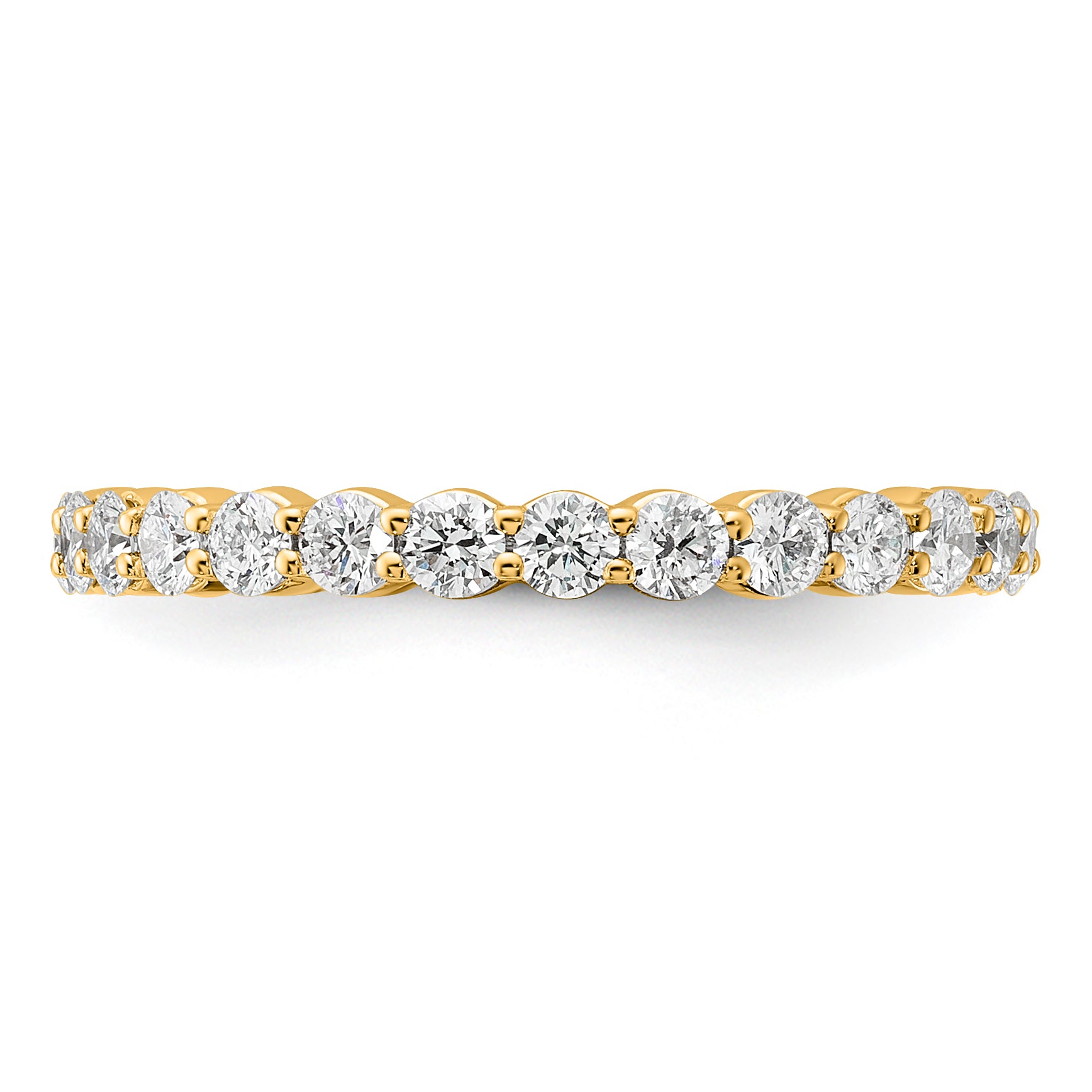 14K 1 ct Lab-Grown Diamond Eternity Band