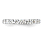 14K 1-1/2 ct Lab-Grown Diamond Eternity Band