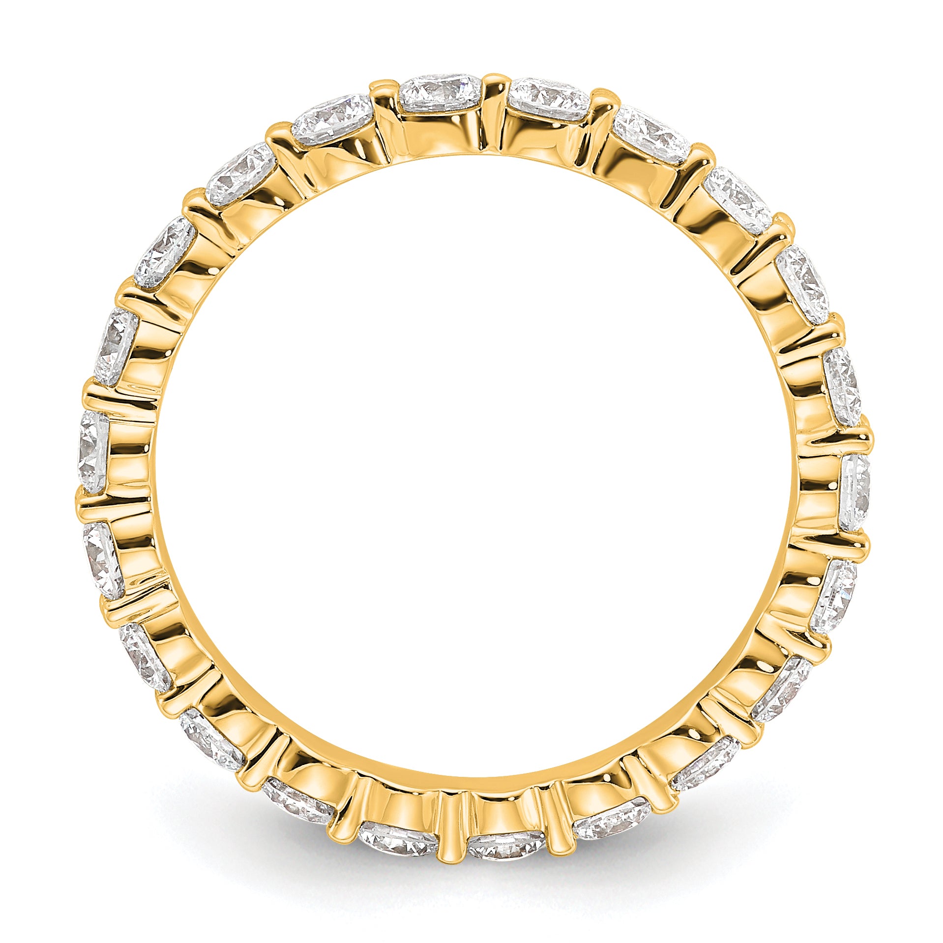 14K 1-1/2 ct Lab-Grown Diamond Eternity Band