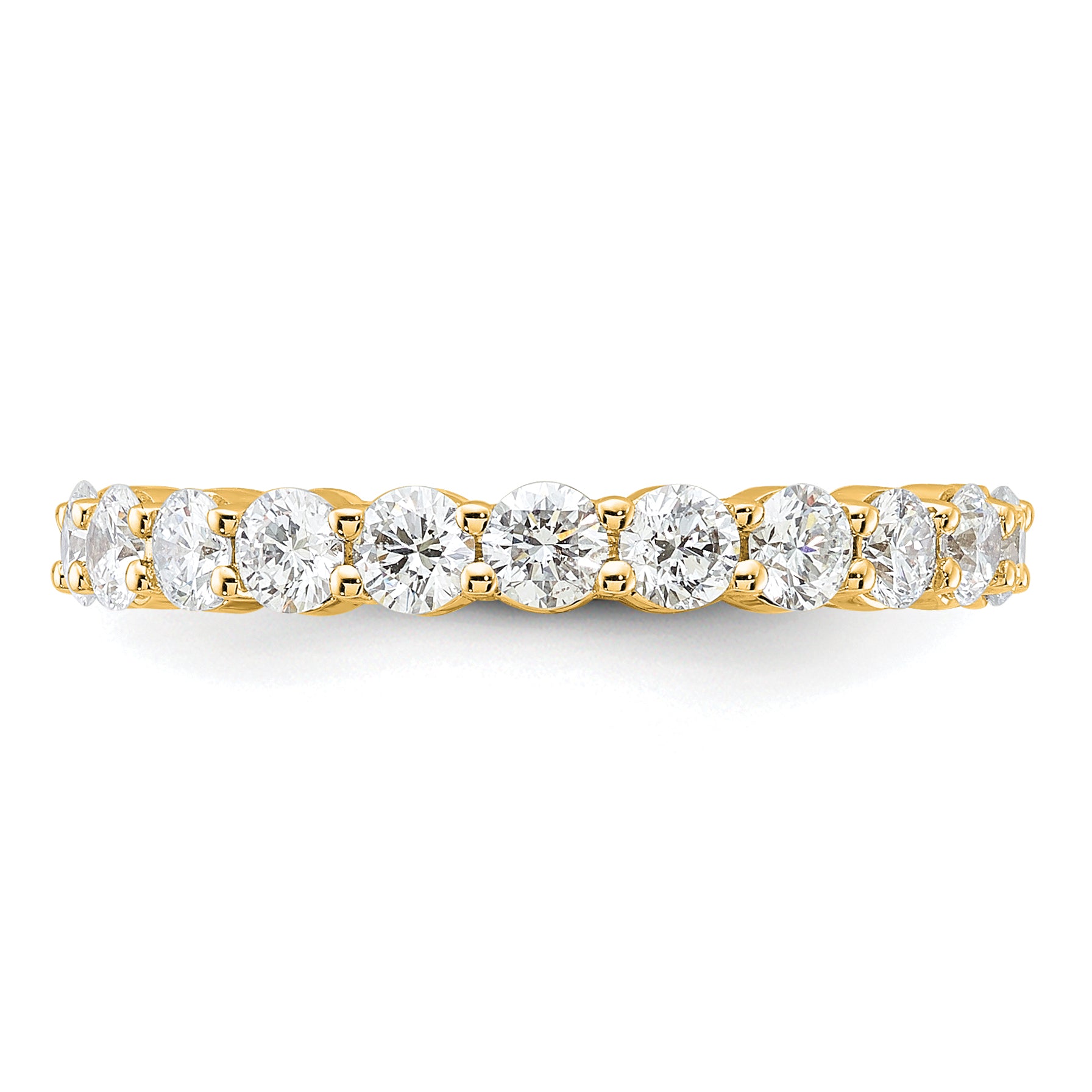 14K 1-1/2 ct Lab-Grown Diamond Eternity Band