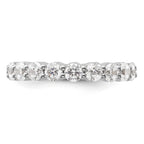 14K 2 ct Lab-Grown Diamond Eternity Band