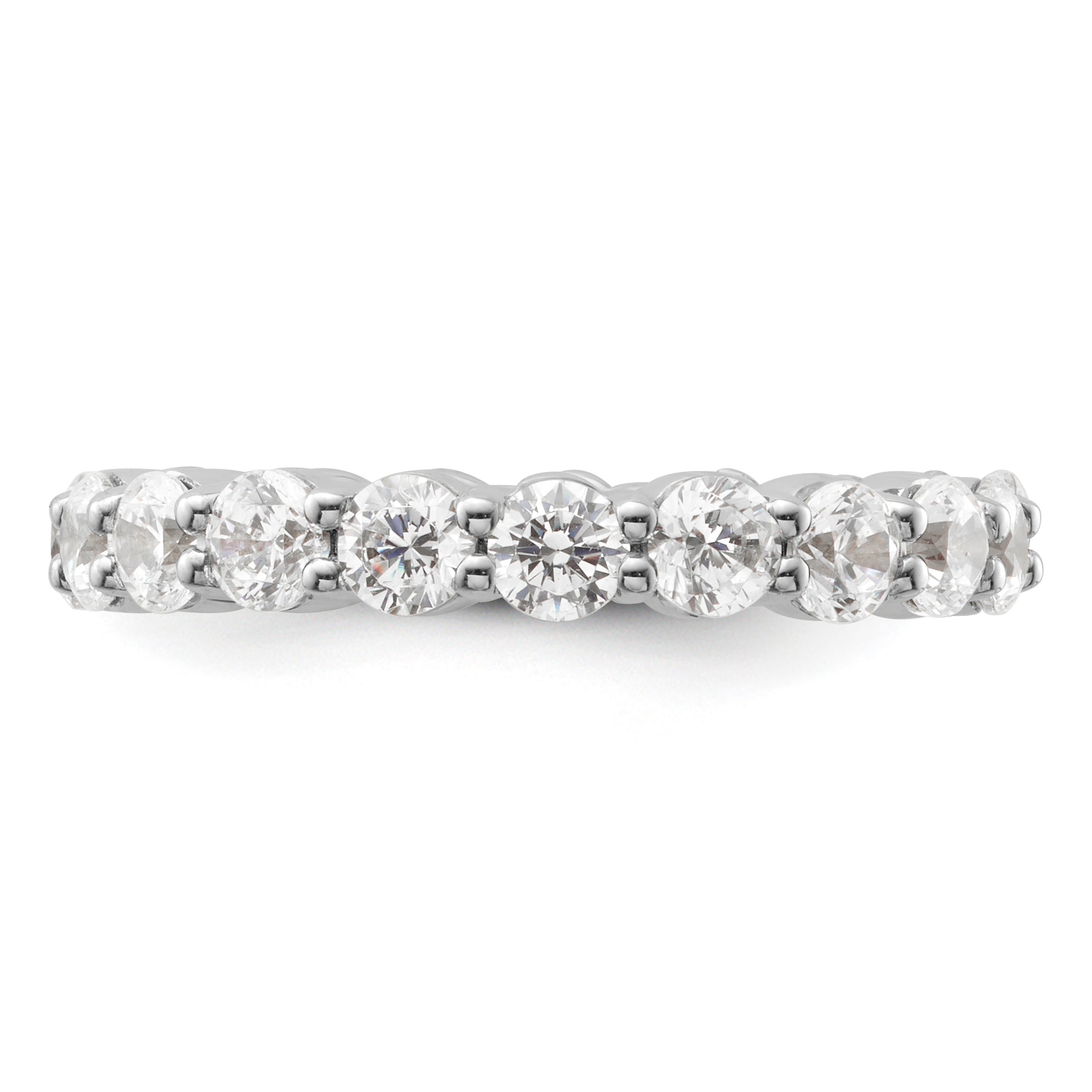 14K 2 ct Lab-Grown Diamond Eternity Band