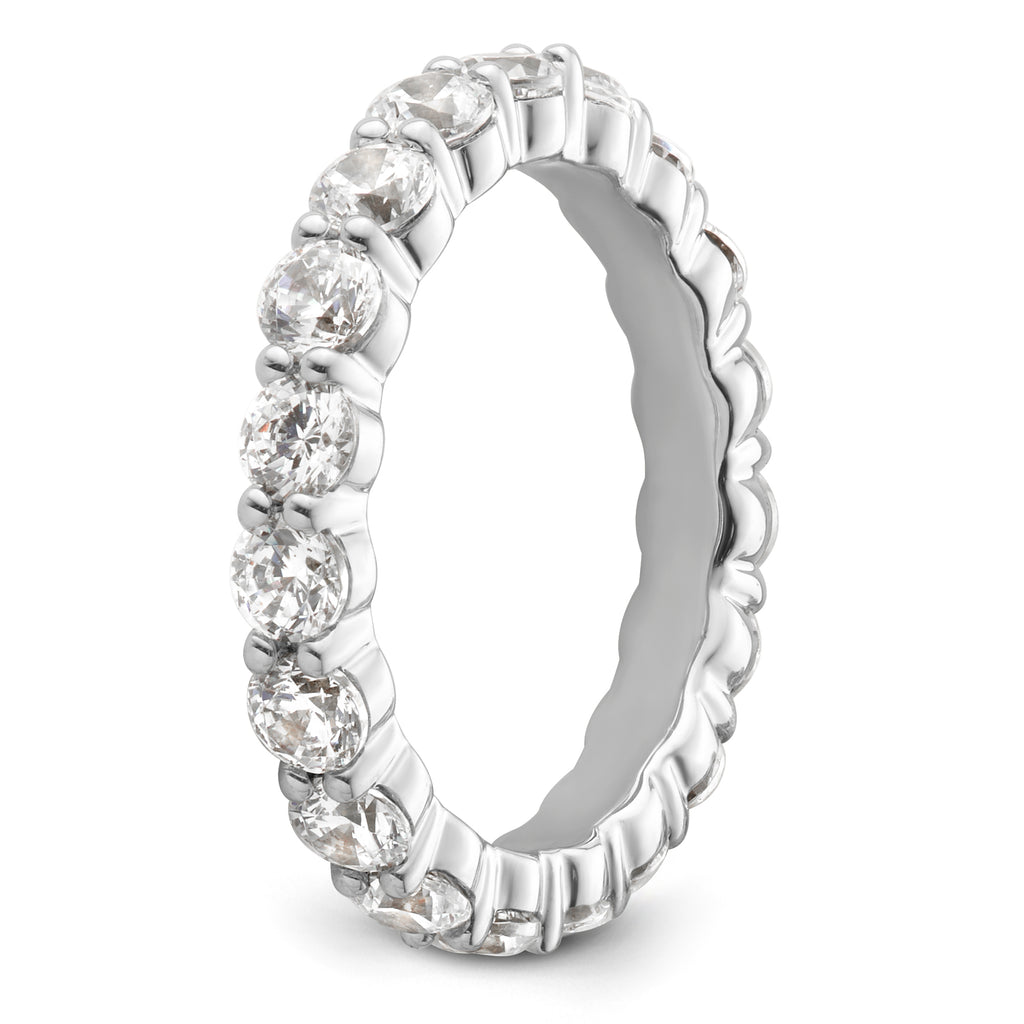 14K 2 ct Lab-Grown Diamond Eternity Band