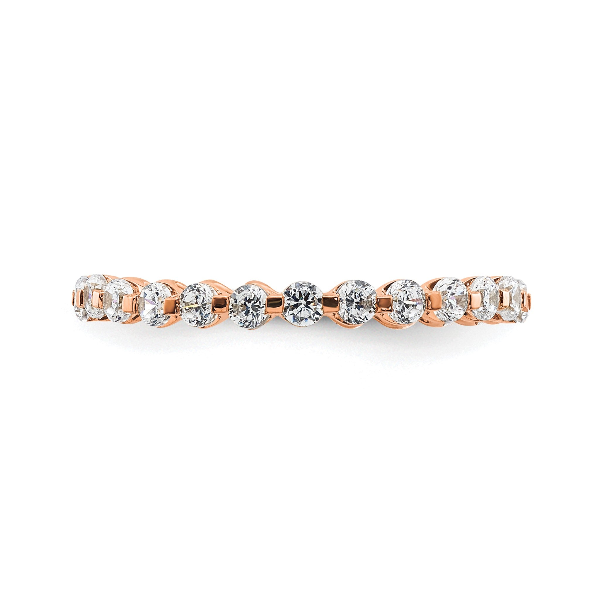 Lab-Grown Diamond Eternity Band in 14K Rose Gold, 2.2mm (7/8 ct. tw.), Size 6 Secondary image