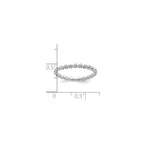 Lab-Grown Diamond Eternity Band in 14K White Gold, 2.2mm (7/8 ct. tw.), Size 7 - Sophia Jewelers