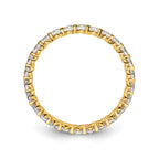 Lab-Grown Diamond Eternity Band in 14K Yellow Gold, 2.2mm (7/8 ct. tw.), Size 8 - Sophia Jewelers