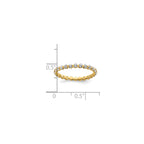 Lab-Grown Diamond Eternity Band in 14K Yellow Gold, 2.2mm (7/8 ct. tw.), Size 8 - Sophia Jewelers