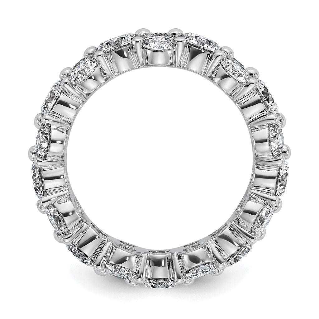 Lab-Grown Diamond Eternity Band in 14K White Gold (3 1/5 ct. tw.), Size 4 - Sophia Jewelers