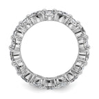 Lab-Grown Diamond Eternity Band in 14K White Gold (3 1/5 ct. tw.), Size 4 - Sophia Jewelers