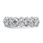 Lab-Grown Diamond Eternity Band in 14K White Gold (3 1/5 ct. tw.), Size 4 - Sophia Jewelers