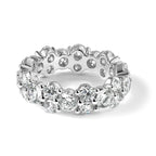 Lab-Grown Diamond Eternity Band in 14K White Gold (3 1/5 ct. tw.), Size 4 - Sophia Jewelers