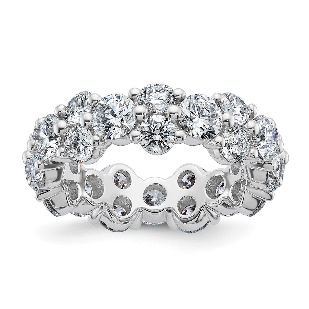 Lab-Grown Diamond Eternity Band in 14K White Gold (3 1/5 ct. tw.), Size 4 - Sophia Jewelers