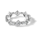 Lab-Grown Diamond Eternity Band in 14K White Gold, 2.1mm (1 1/4 ct. tw.), Size 7 - Sophia Jewelers