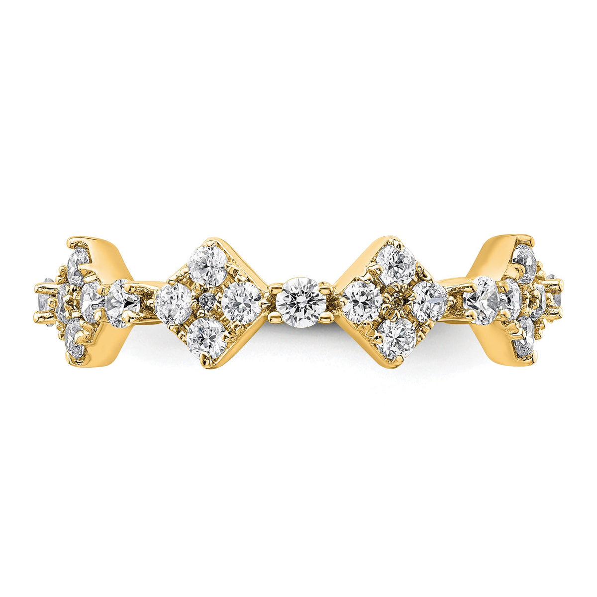 Lab-Grown Diamond Eternity Band in 14K Yellow Gold, 2.1mm (1 1/4 ct. tw.), Size 7 - Sophia Jewelers