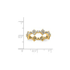Lab-Grown Diamond Eternity Band in 14K Yellow Gold, 2.1mm (1 1/4 ct. tw.), Size 7 - Sophia Jewelers