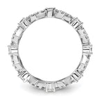 Lab-Grown Diamond Eternity Band in 14K White Gold, 2.1mm (1 1/4 ct. tw.), Size 7 - Sophia Jewelers