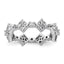 Lab-Grown Diamond Eternity Band in 14K White Gold, 2.1mm (1 1/4 ct. tw.), Size 7 - Sophia Jewelers
