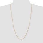 14K 30 inch 1.5mm Ultra Diamond-cut Rope with Lobster Clasp Chain