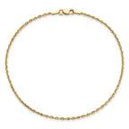 Diamond-Cut Rope Chain in 14K Yellow Gold, 1.5mm - Sophia Jewelers