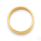 14k Yellow Gold 2mm Lightweight Flat Wedding Band