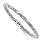 Sterling Silver Rhodium-plated Magnetic Bracelet