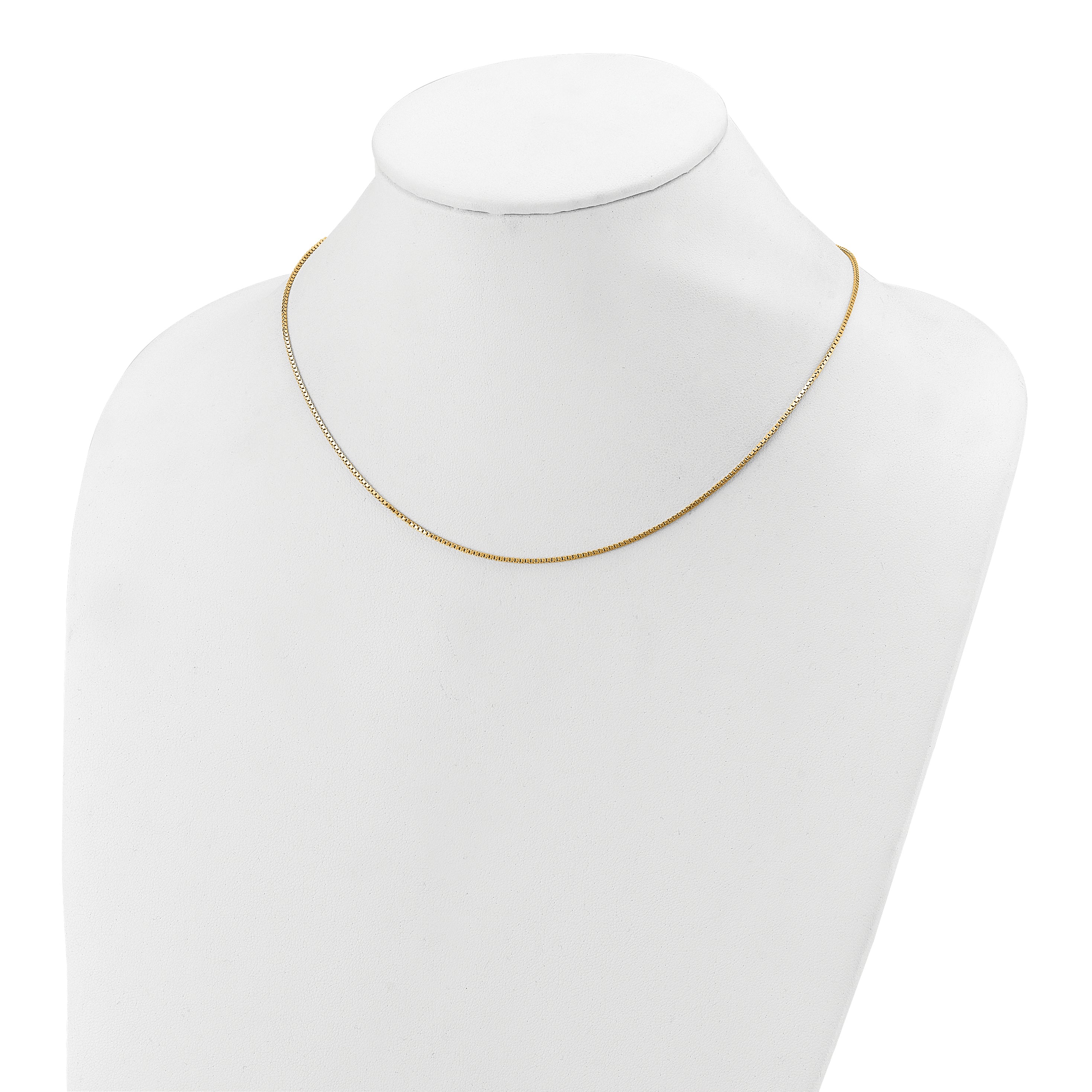 SS Gold-plated 1.1mm Box 1in+1in Adjustable Chain