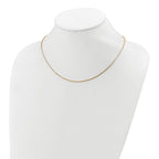 SS Gold-plated 1.1mm Box 1in+1in Adjustable Chain